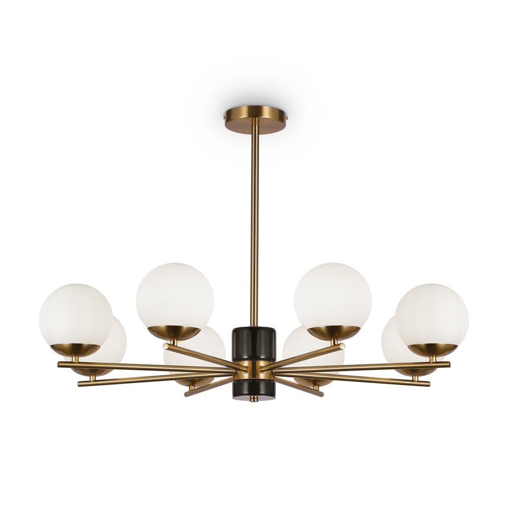 Camina 6/8Lt Chandelier - Brass Finish