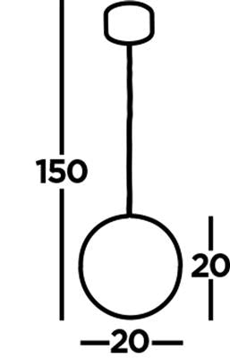 Marbles Led Pendant - Various Finishes