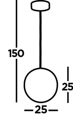 Marbles Led Pendant - Various Finishes