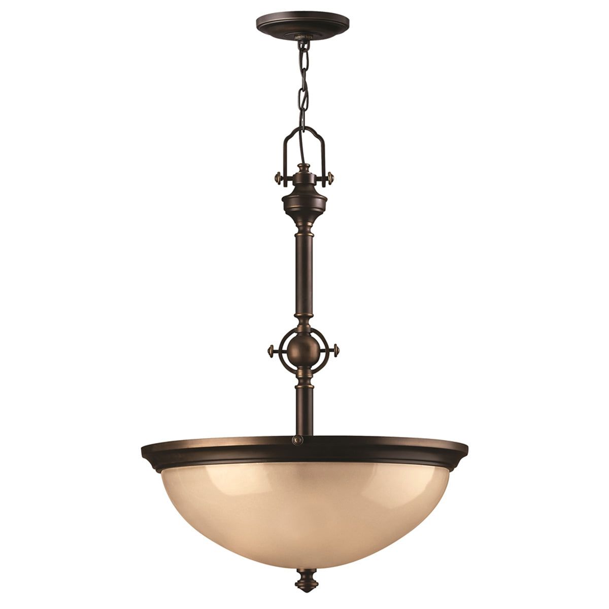 Mayflower 3Lt Pendant Ceiling Light - Olde Bronze Finish