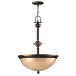 Mayflower 3Lt Pendant Ceiling Light - Olde Bronze Finish