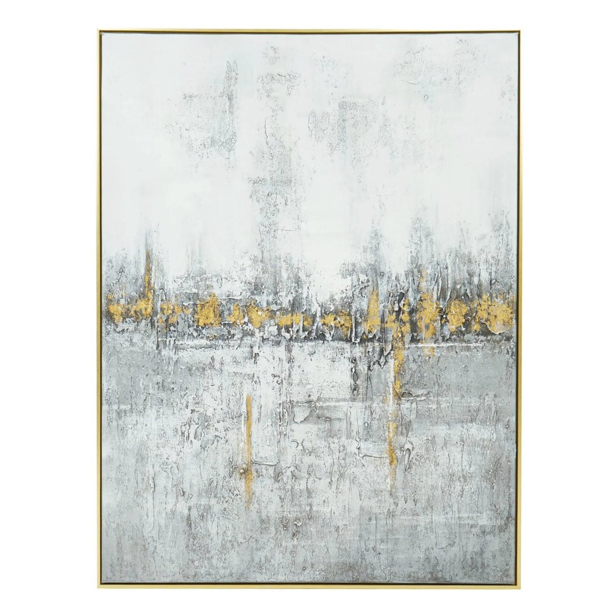 Mist Wall Art - Gold Finish Frame