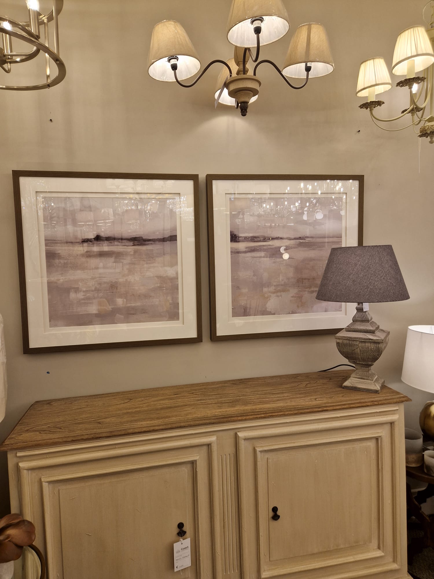 Misty Landscape Wall Art - Cusack Lighting