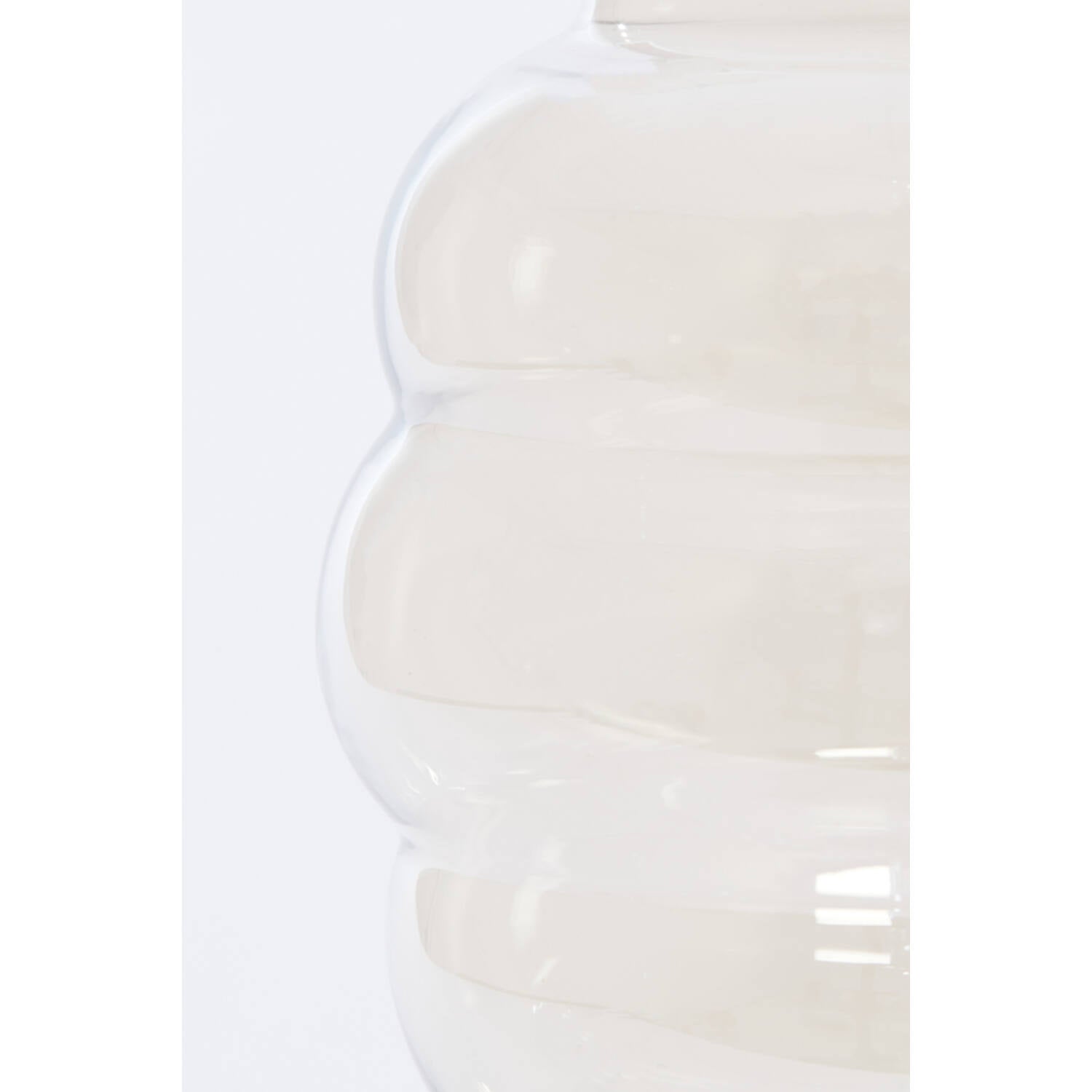 Misty Table Lamp Medium - Amber Glass & Gold Finish