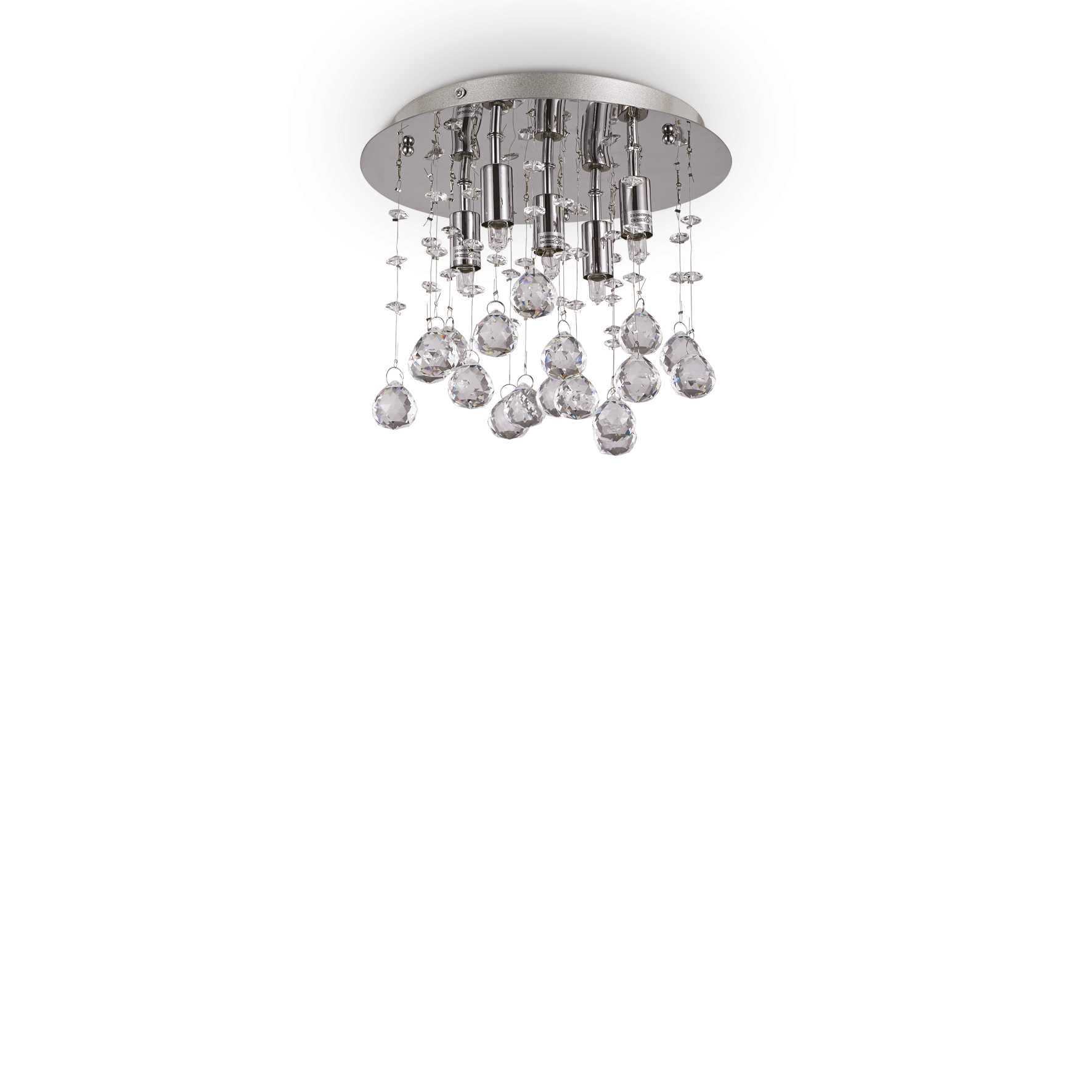Moonlight Flush Light - Chrome/Gold Finish - Cusack Lighting