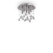 Moonlight Flush Light - Chrome/Gold Finish - Cusack Lighting