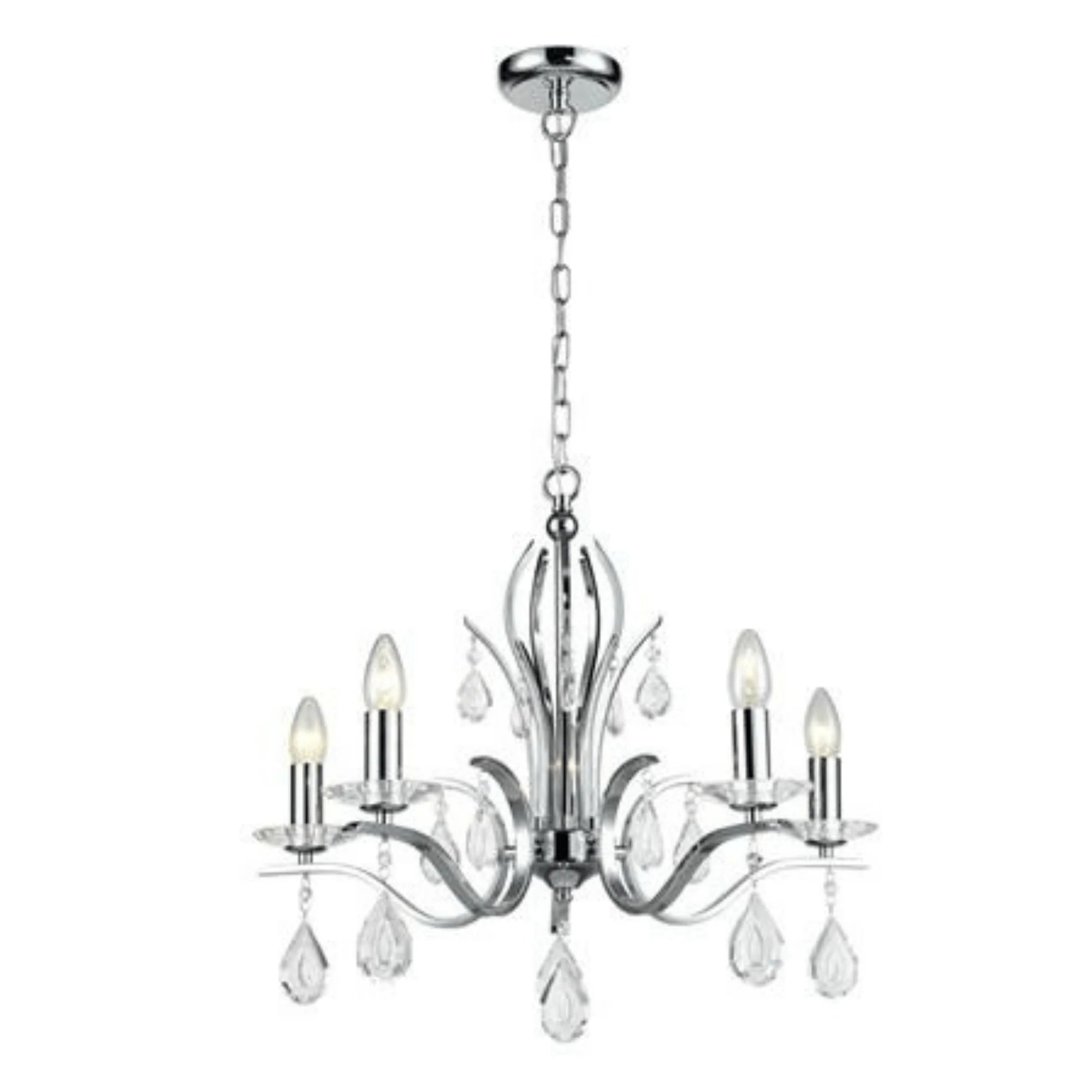 Naomi 3/5/8/12lt Crystal Chandelier