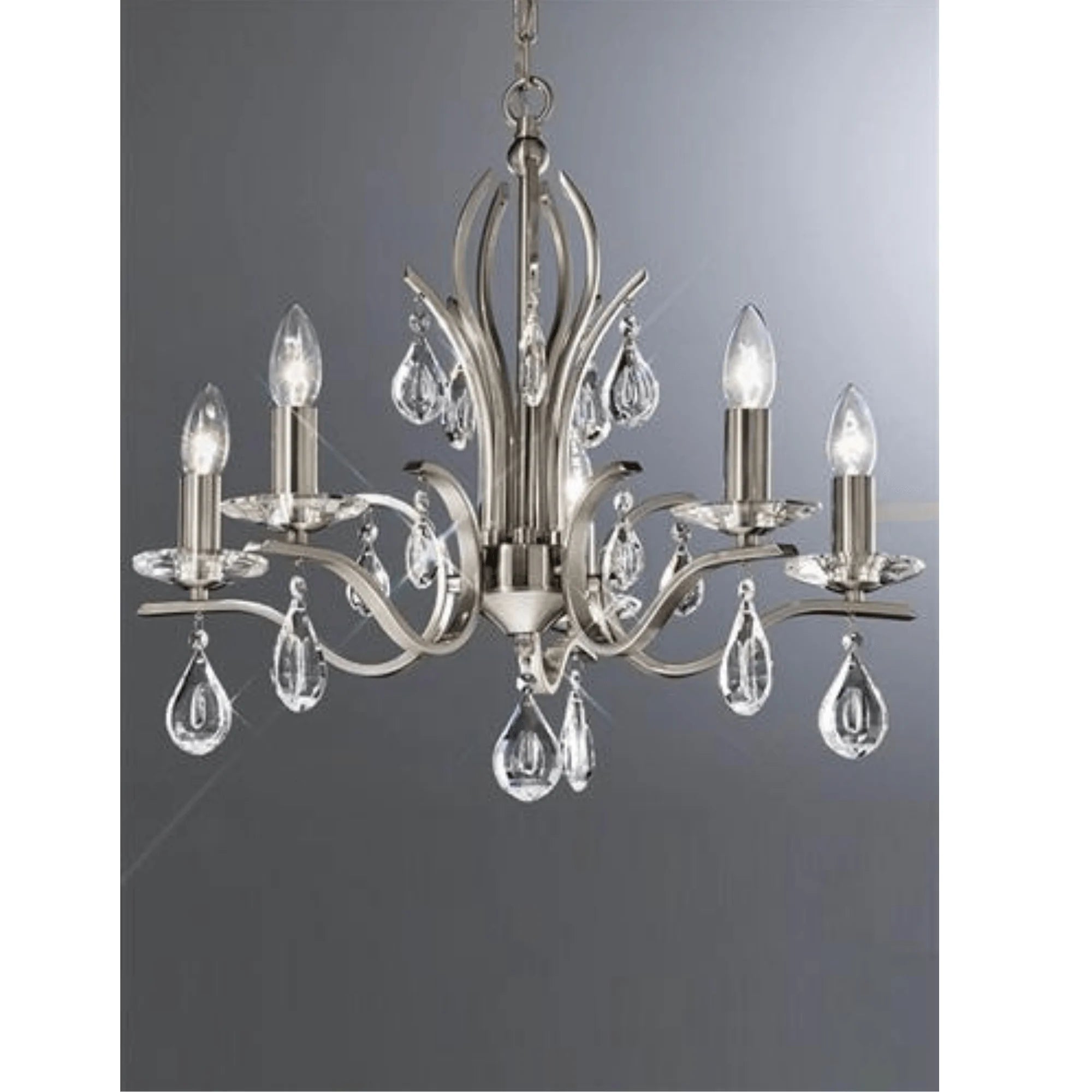 Naomi 3/5/8/12lt Crystal Chandelier