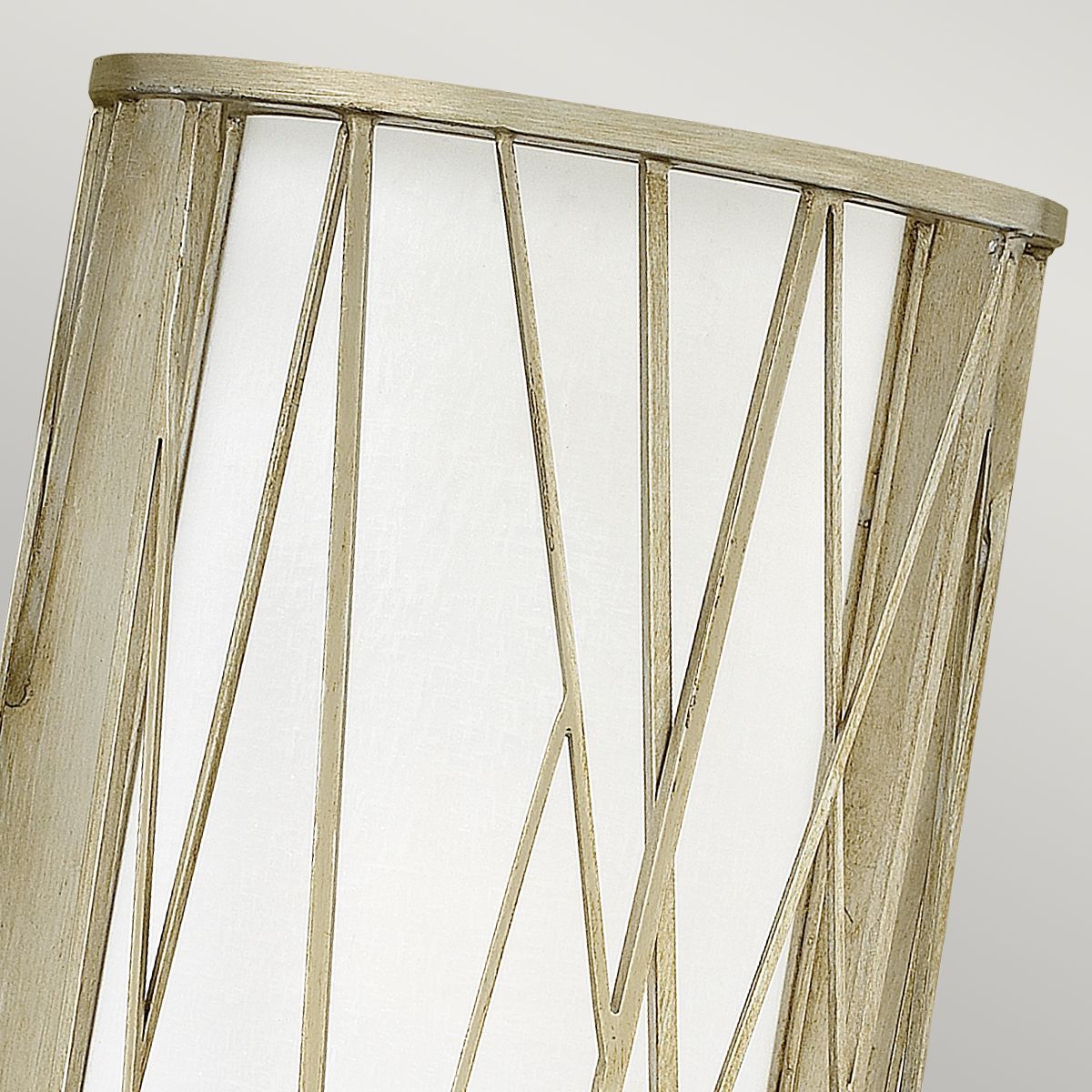 Nest 1 Light Wall Light-Silver Leaf - Cusack Lighting