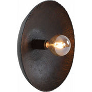 Neva Medium & Large Wall Lamp - Matt Black/Antique Bronze Finish