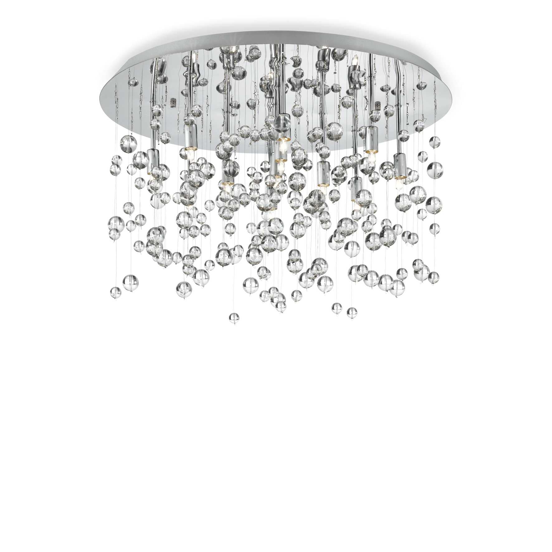Neve Flush Light Fitting - Chrome Finish - Cusack Lighting