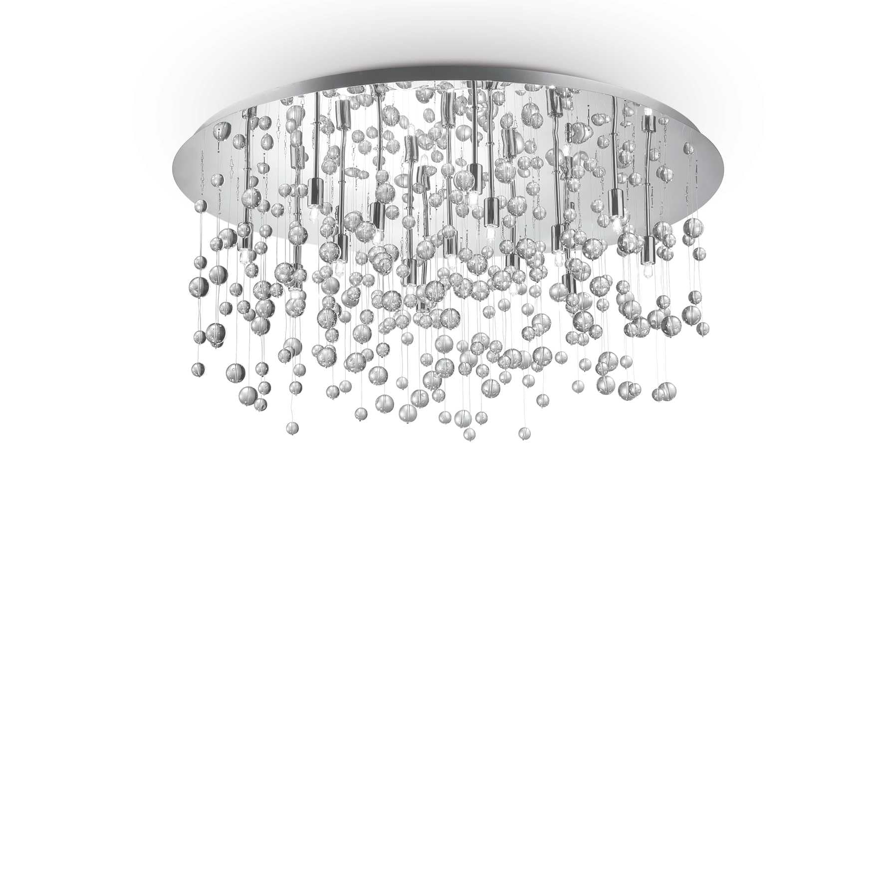 Neve Flush Light Fitting - Chrome Finish - Cusack Lighting