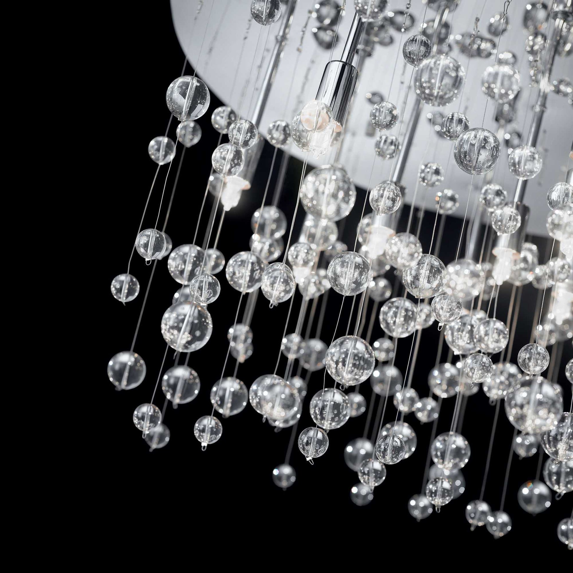 Neve Flush Light Fitting - Chrome Finish - Cusack Lighting