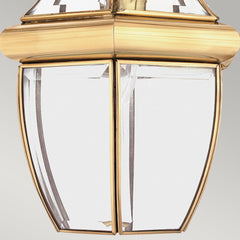 Newbury 1Lt Chain Lantern – Polished Brass Finish