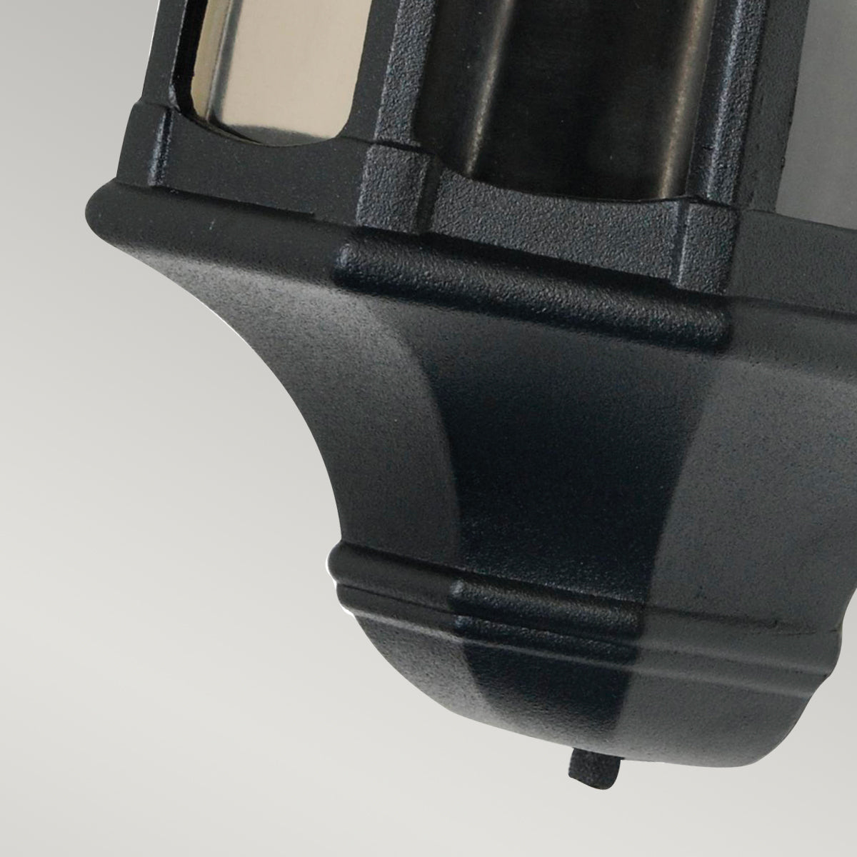 Newbury Half Wall Lantern – Black Finish