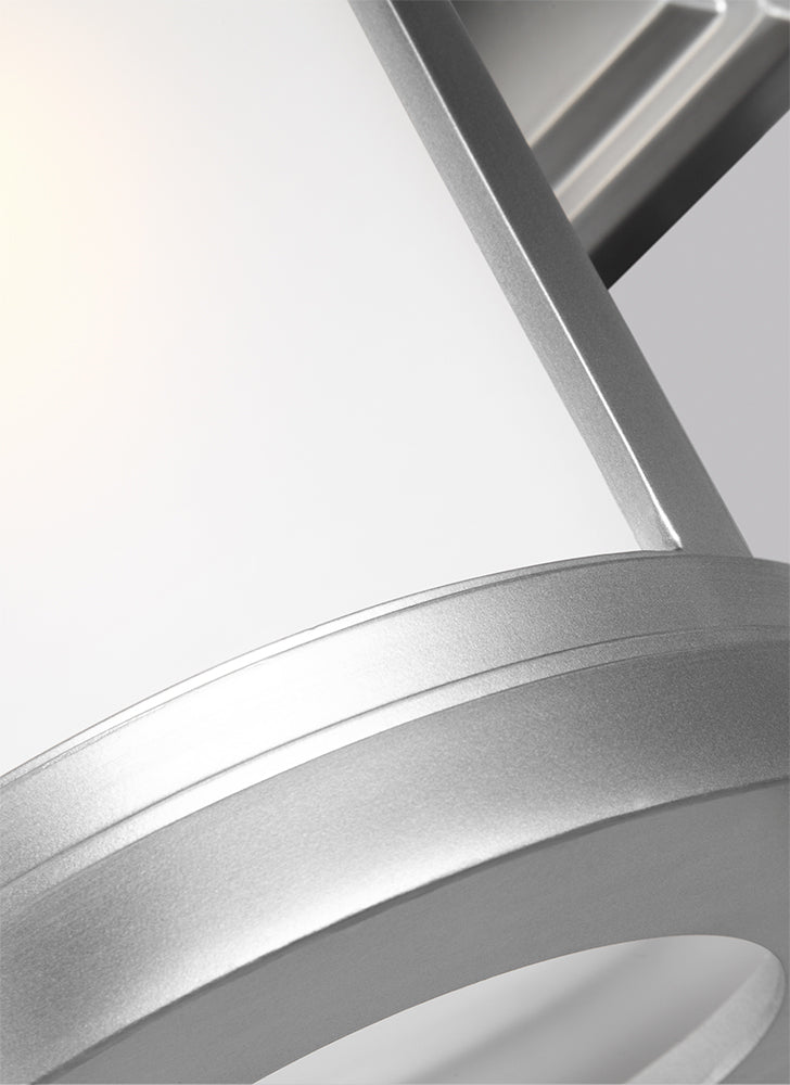 Newport Small Wall Lantern – Brushed Steel