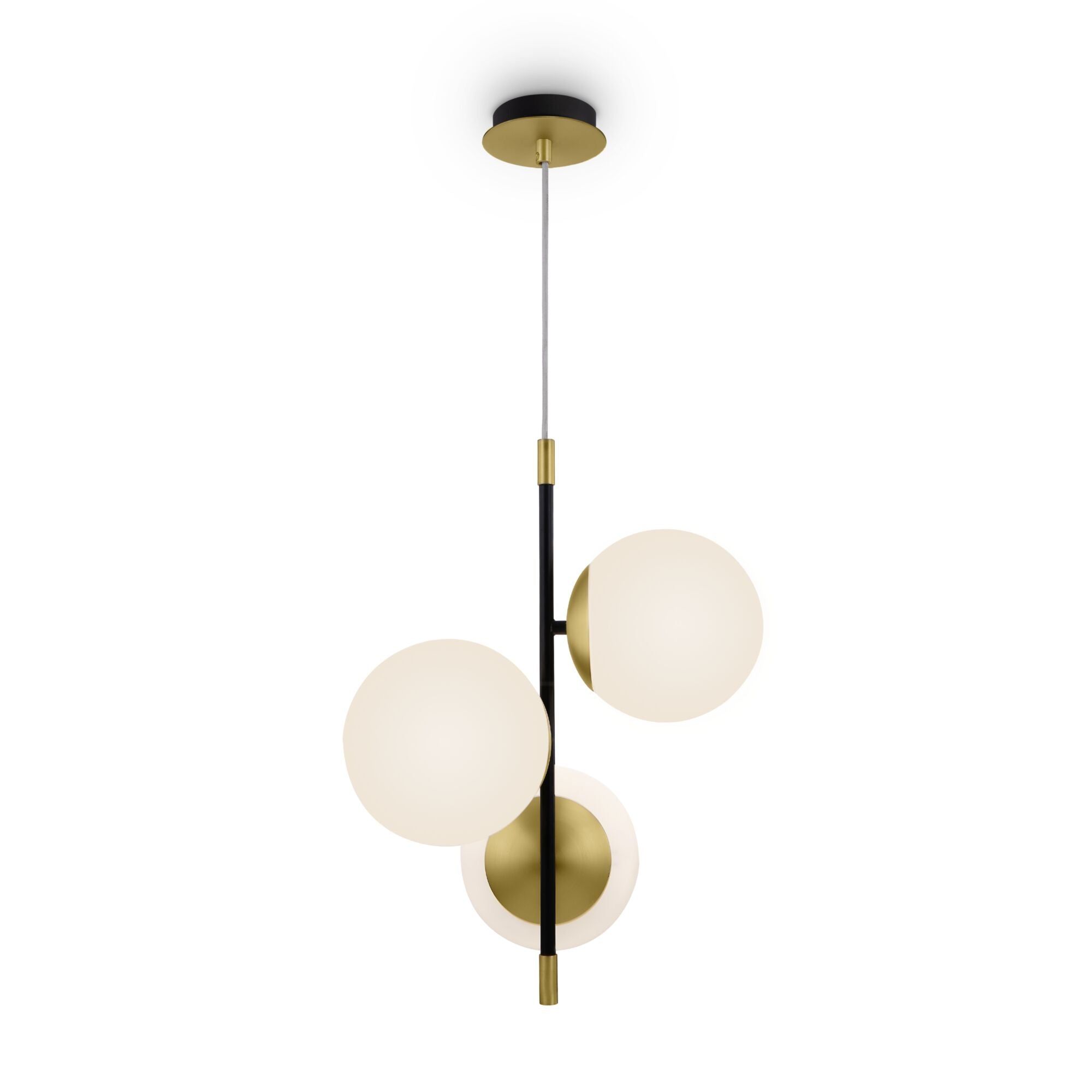 Maytoni Nostalgia Pendant Ceiling Light - Black & Gold Finish IP20