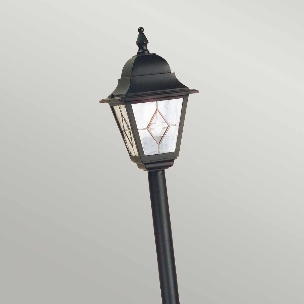 Norfolk 1/3Lt Pillar Lantern - Black IP44 E27