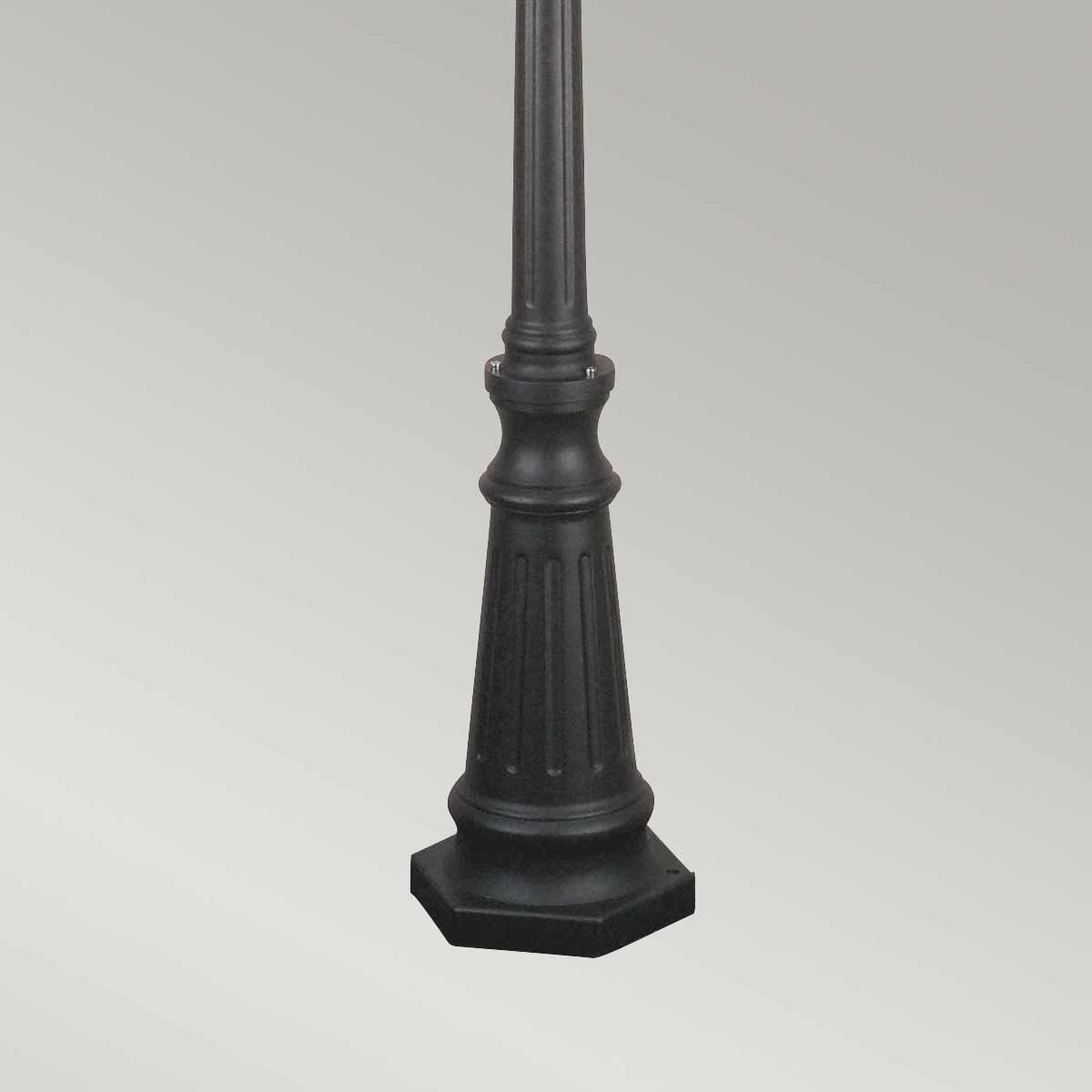 Norfolk 1/3Lt Pillar Lantern - Black IP44 E27