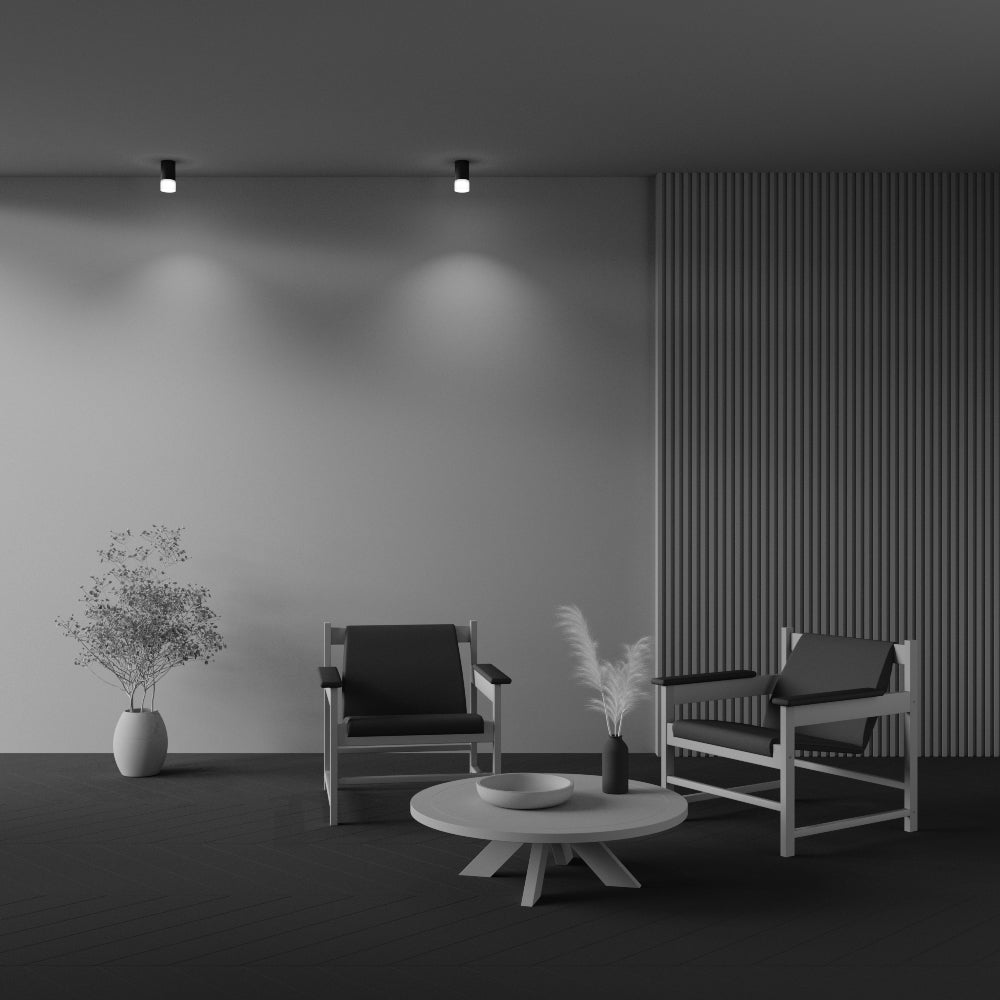 Pauline Flush Spotlight IP20 - Black