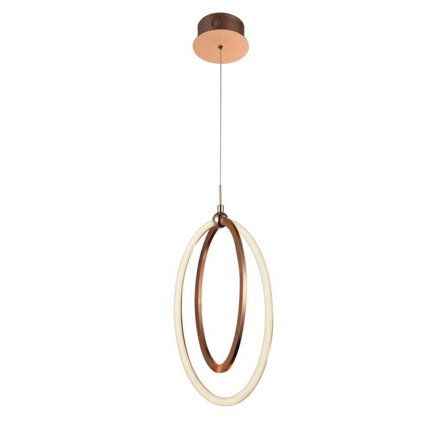Ocellis Led Lamp, Ø22, Rose Gold Pendant - Cusack Lighting