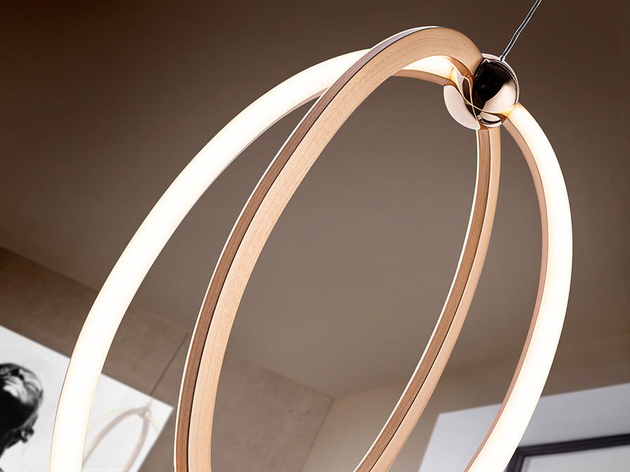 Ocellis Led Lamp, Ø22, Rose Gold Pendant