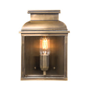 Old Bailey Medium Wall Lantern - Aged Brass Finish
