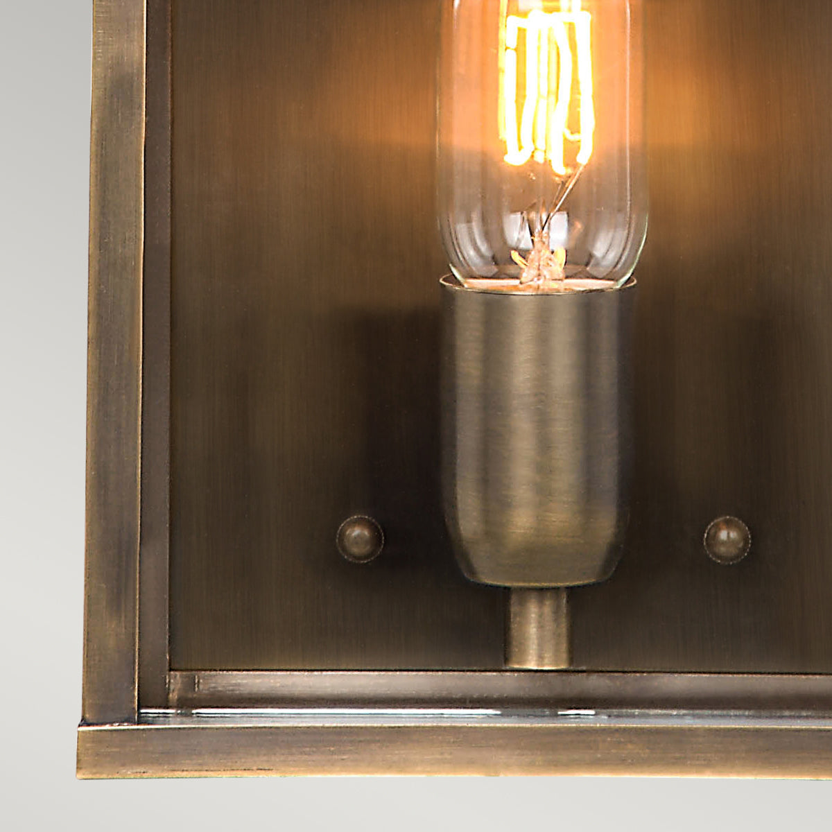 Old Bailey Medium Wall Lantern - Aged Brass Finish