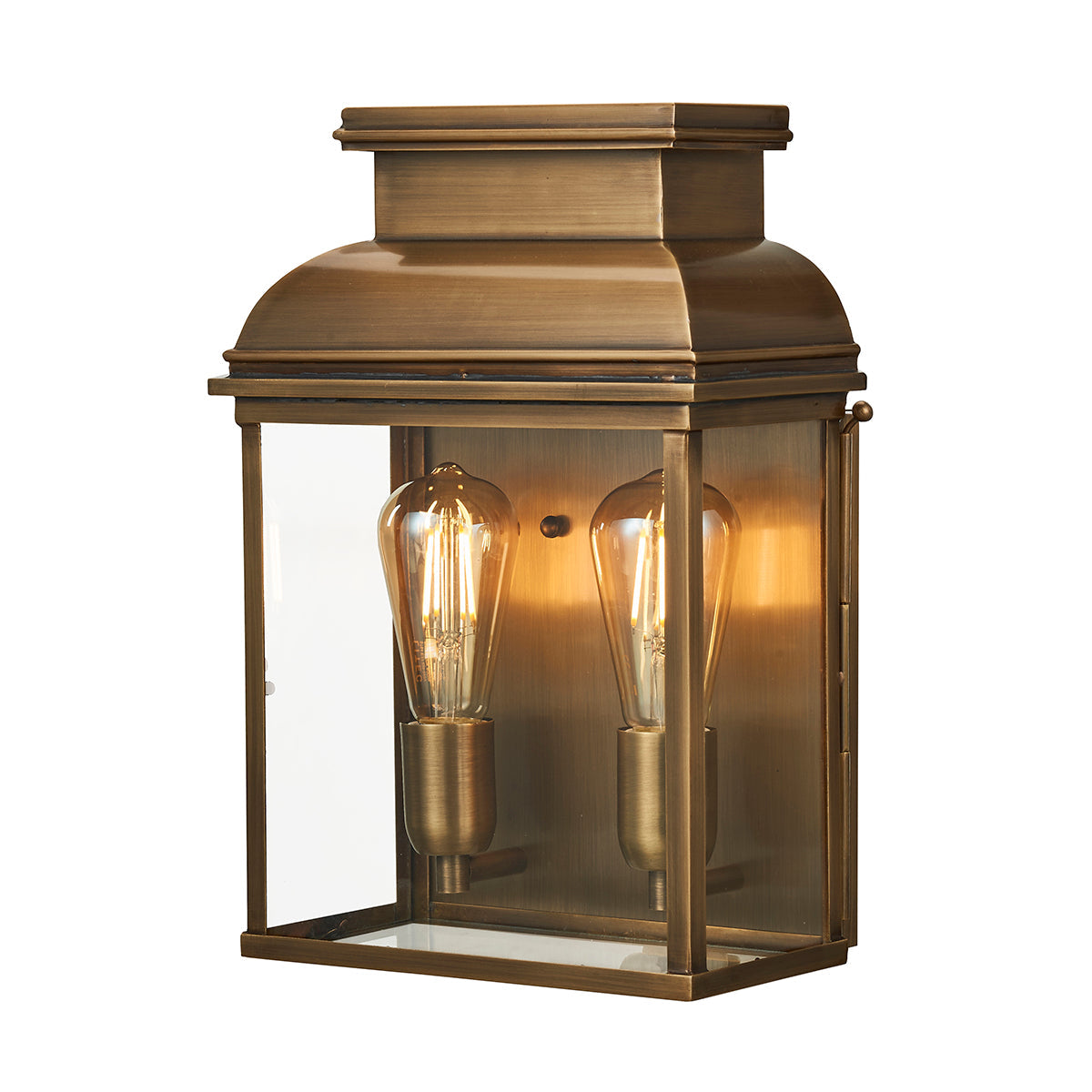 Old Bailey Large Wall Lantern - Aged Brass Finish