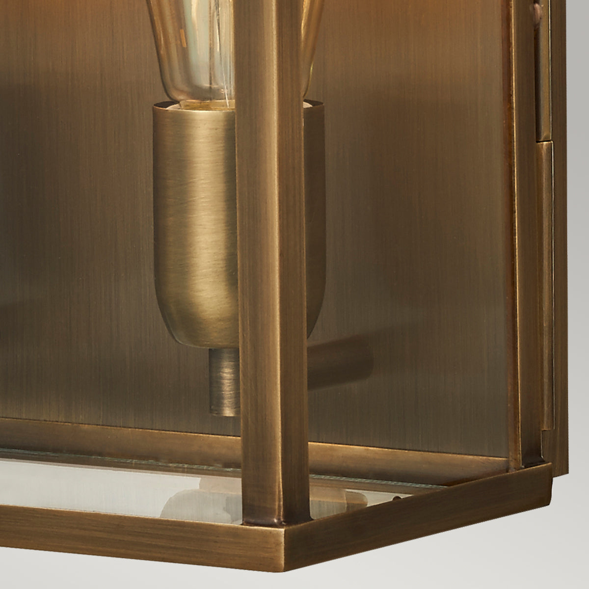 Old Bailey Large Wall Lantern - Aged Brass Finish