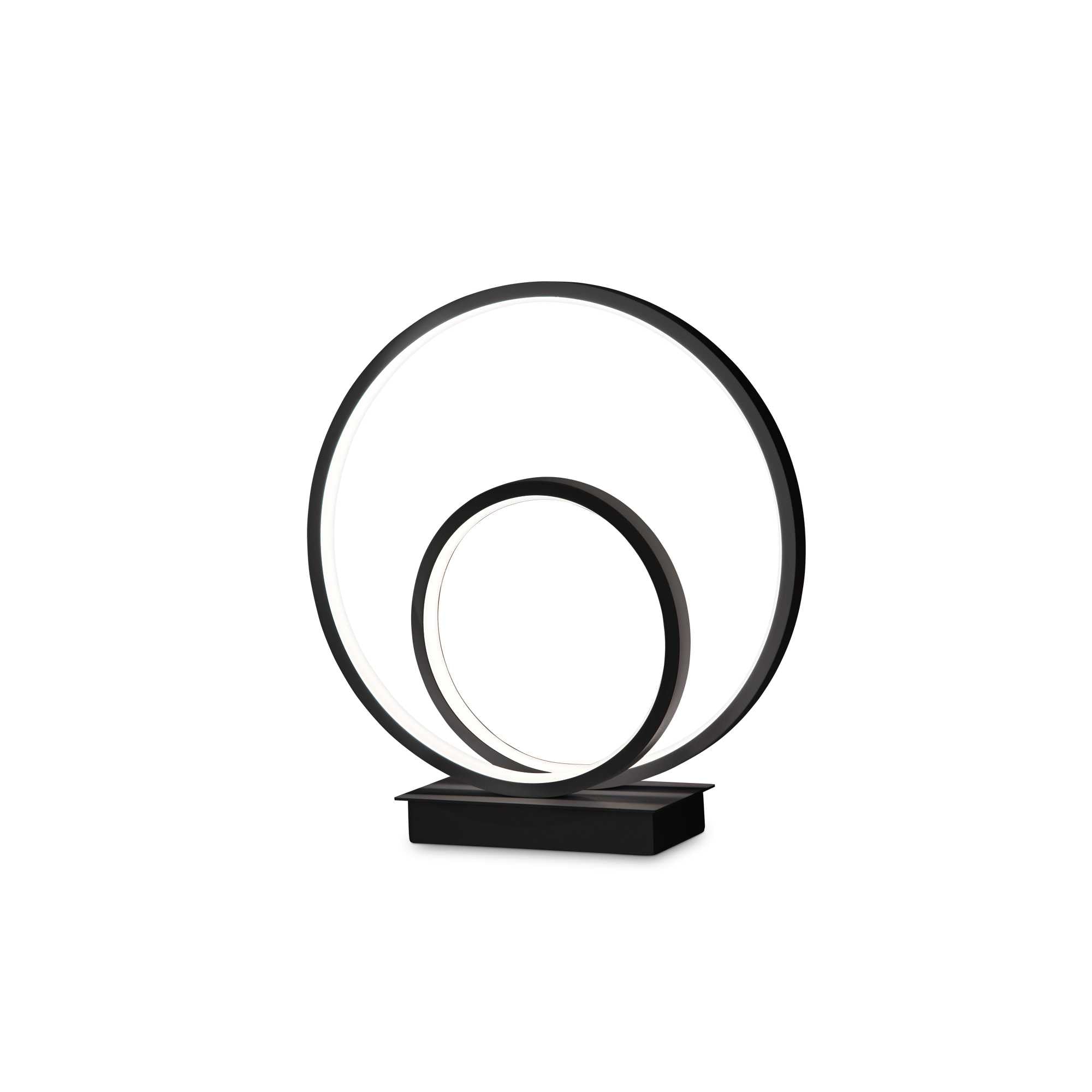 Oz Table lamp LED White/Black/Brass Finish - Cusack Lighting