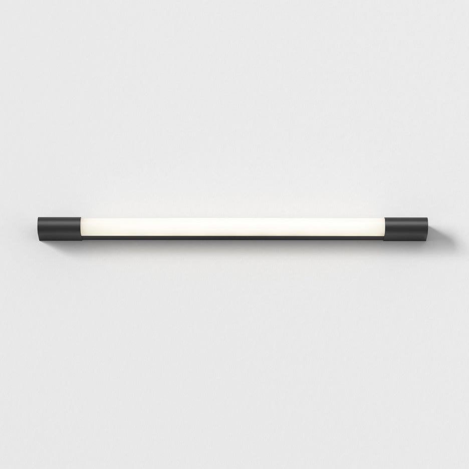 Palermo 600/ 900 LED Bathroom Light IP44 - Matt Black, Polished Chrome