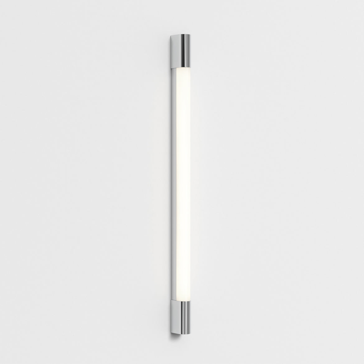 Palermo 600/ 900 LED Bathroom Light IP44 - Matt Black, Polished Chrome