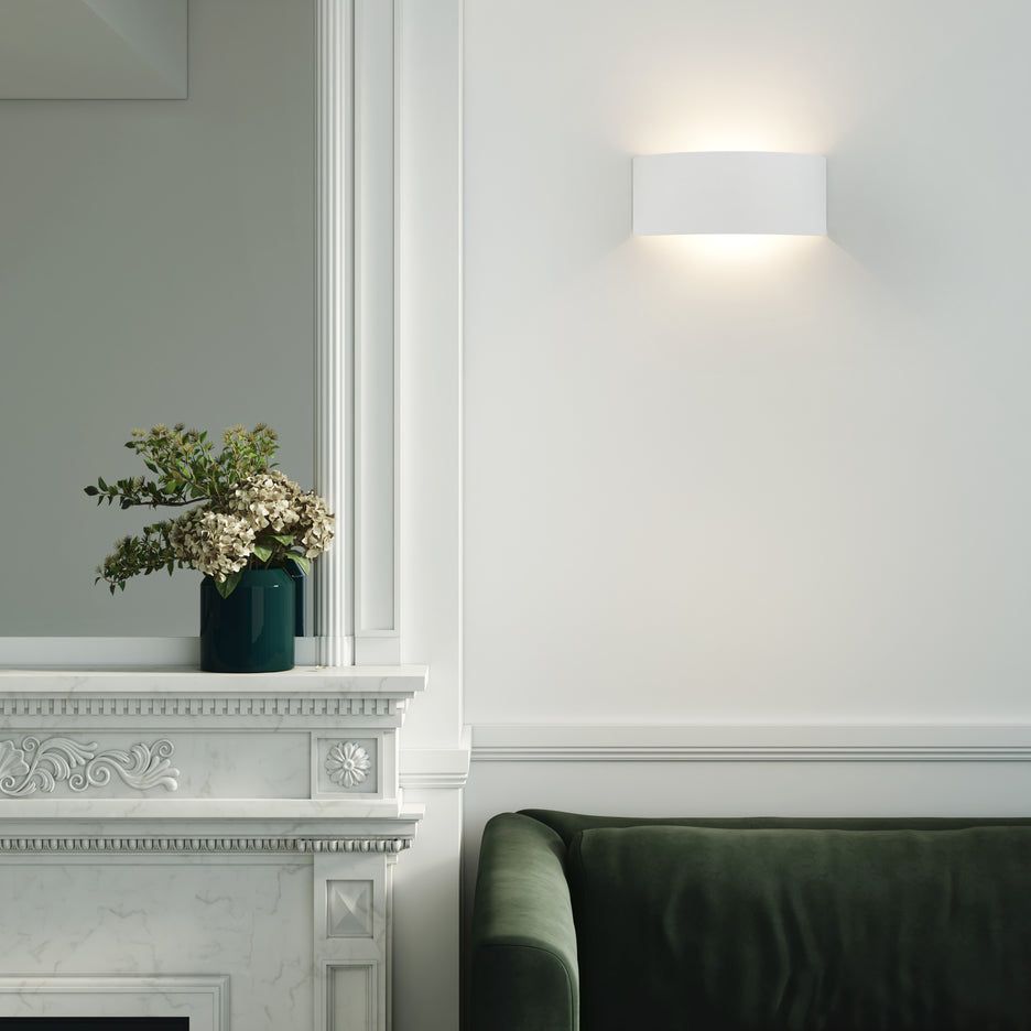 Parallel Ceramic IP20 Wall Light Fixture