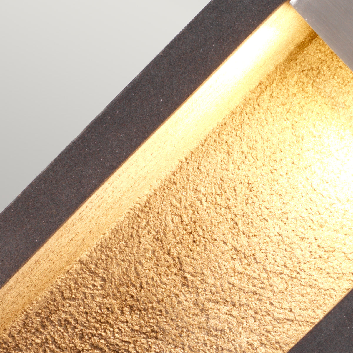 Parkstone LED Small Bollard – Basalt Stone & Steel Finish