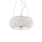 Pasha Centre Ceiling Light Fitting - Chrome/Gold Finish - Cusack Lighting
