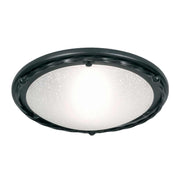 Pembroke Two Styles Flush Light - Black/Black & Gold E27
