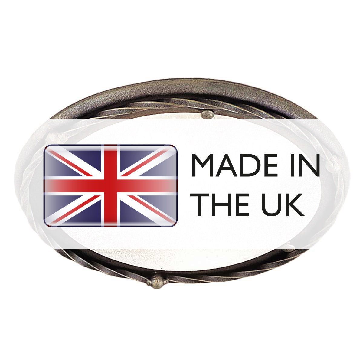 Pembroke Two Styles Flush Light - Black/Black & Gold E27