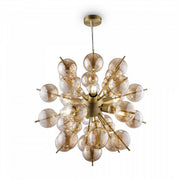 MAYTONI | Pendant Lamp Bolla | Brass w/Amber Glass - Cusack Lighting