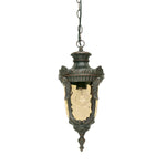 Philadelphia 1 Light Medium Chain Lantern - Old Bronze IP44 E27