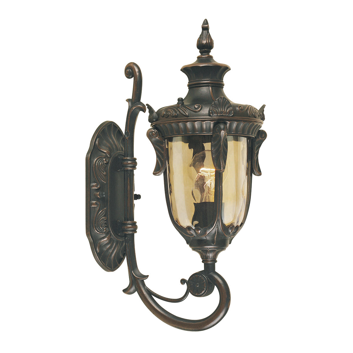 Philadelphia Small & Up Wall Lantern - Old Bronze Finish
