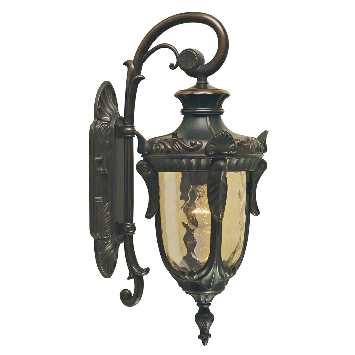 Philadelphia Medium & Down Wall Lantern - Old Bronze Finish