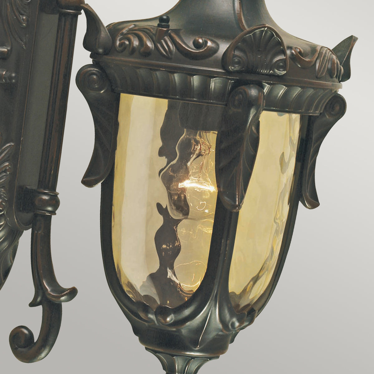 Philadelphia Medium & Down Wall Lantern - Old Bronze Finish