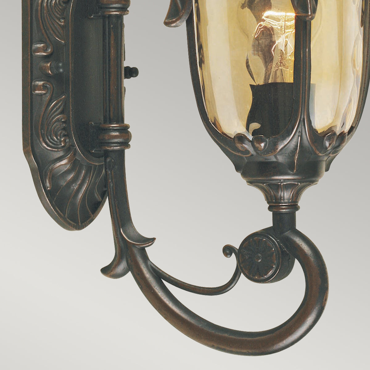 Philadelphia Small & Up Wall Lantern - Old Bronze Finish
