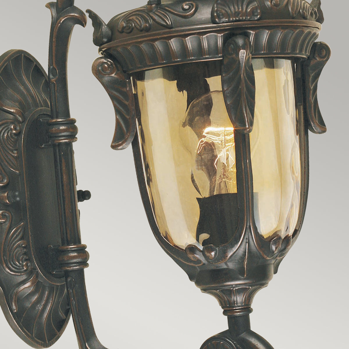 Philadelphia Small & Up Wall Lantern - Old Bronze Finish