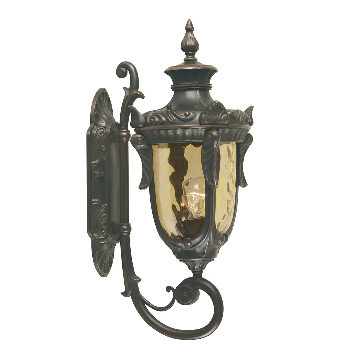 Philadelphia Medium & Up Wall Lantern - Old Bronze Finish