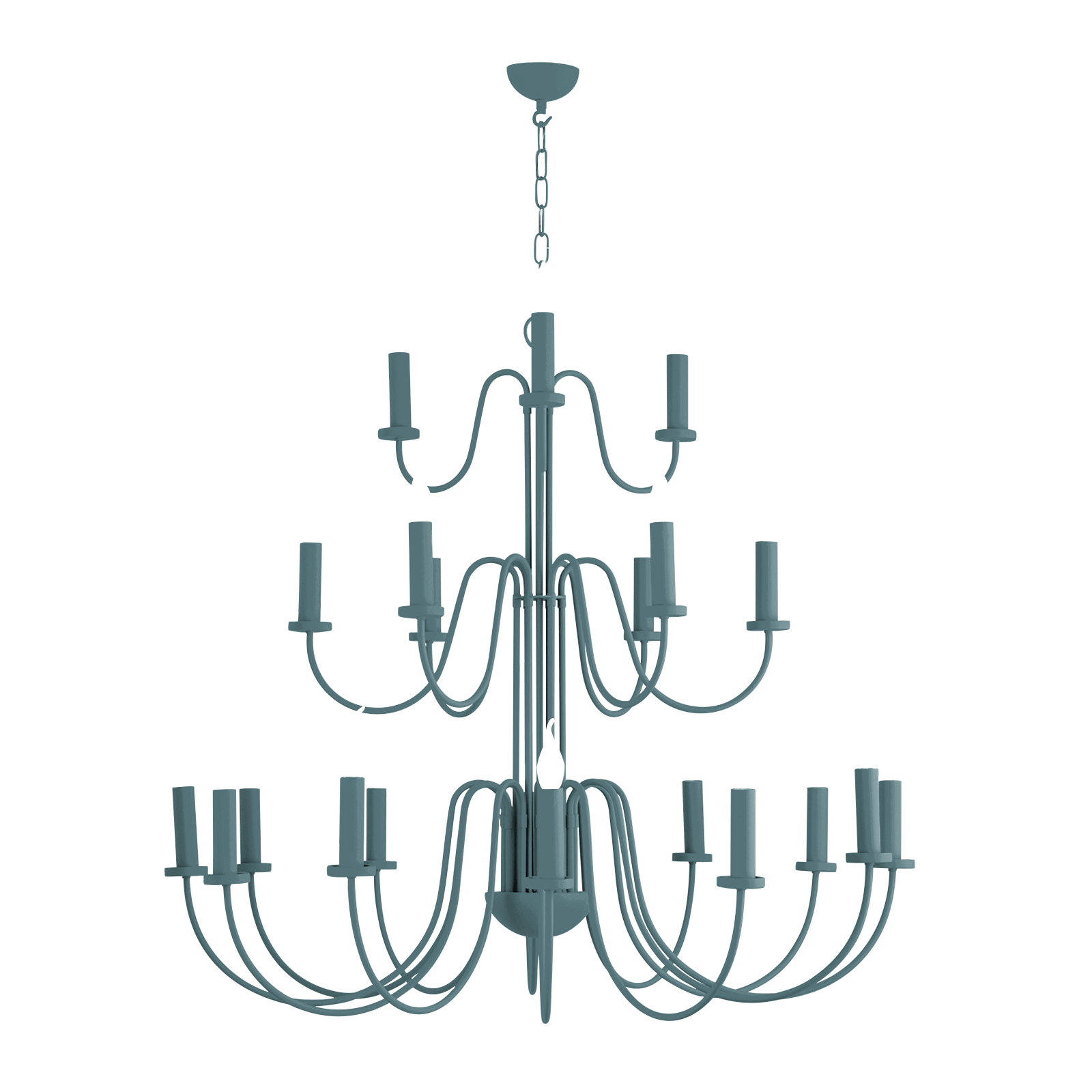Pigalle 21 Light Armed Pendant Bespoke Fitting Only- Various Finishes