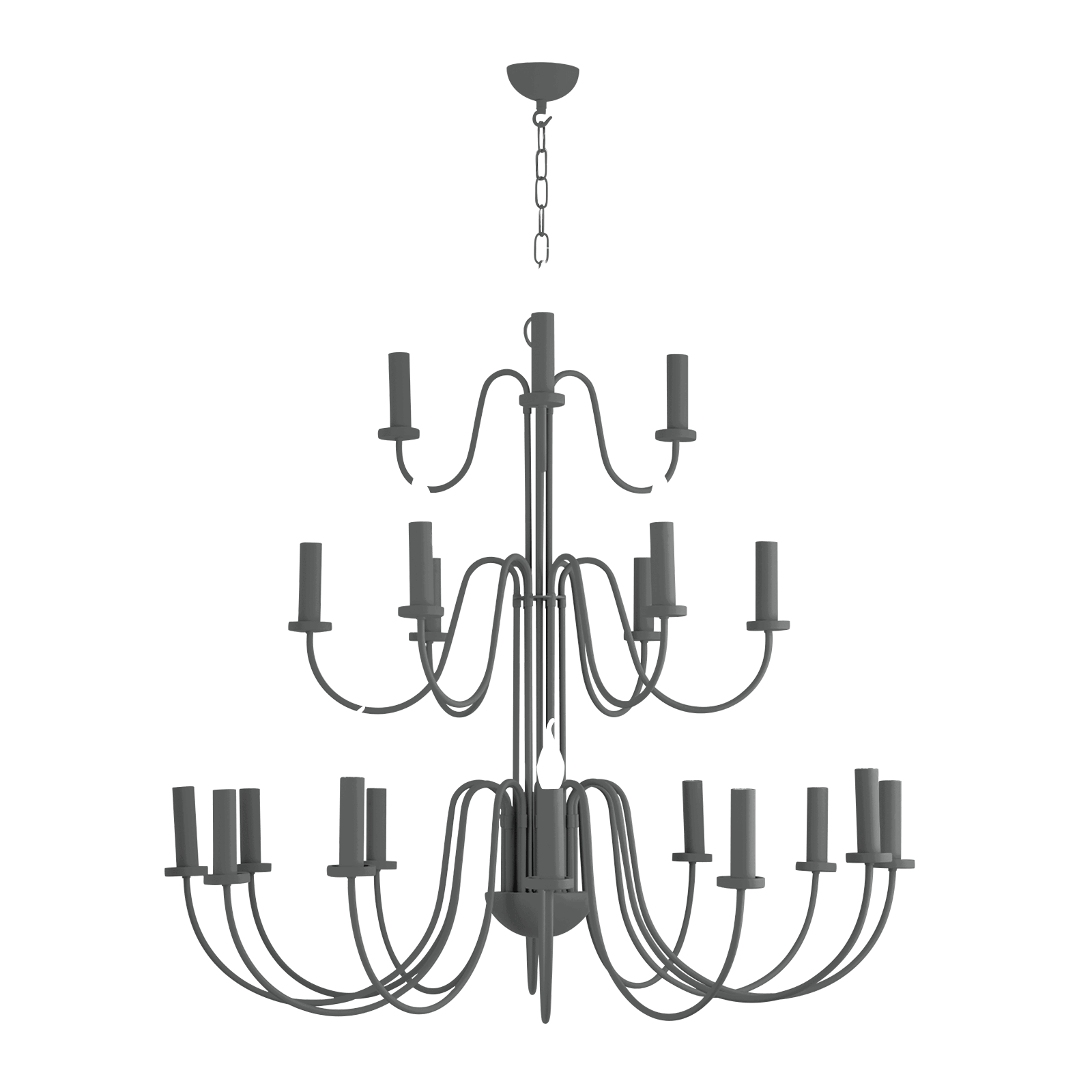 Pigalle 21 Light Armed Pendant Bespoke Fitting Only- Various Finishes