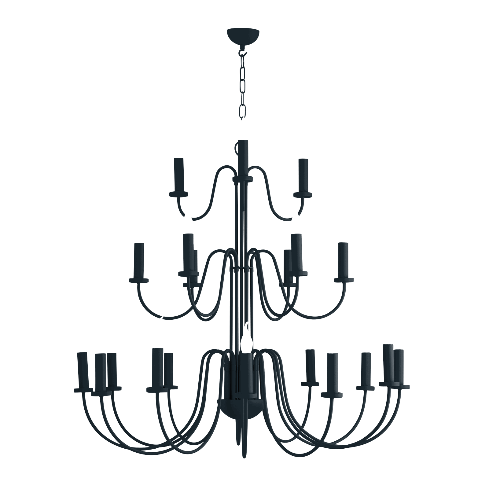 Pigalle 21 Light Armed Pendant Bespoke Fitting Only- Various Finishes