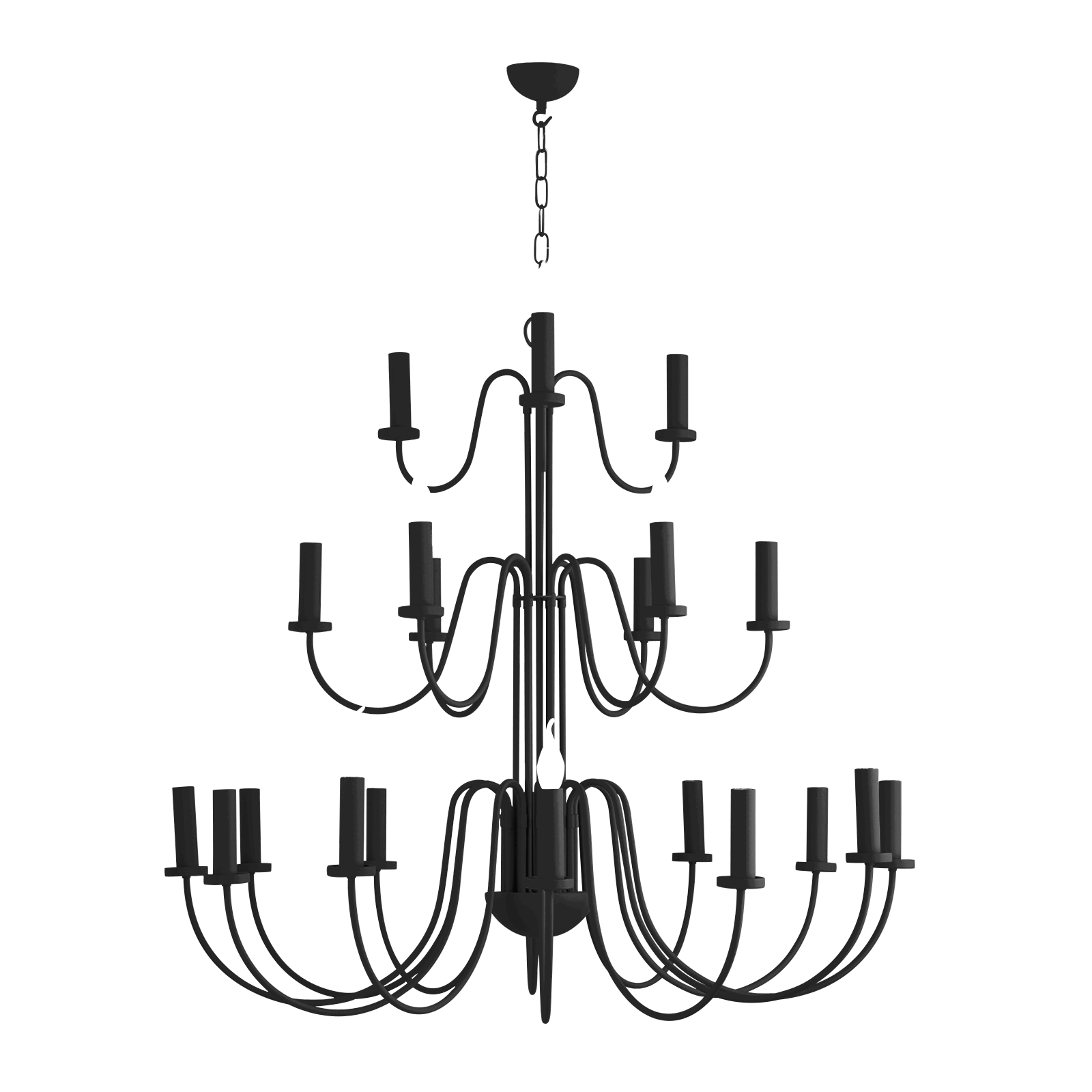 Pigalle 21 Light Armed Pendant Bespoke Fitting Only- Various Finishes